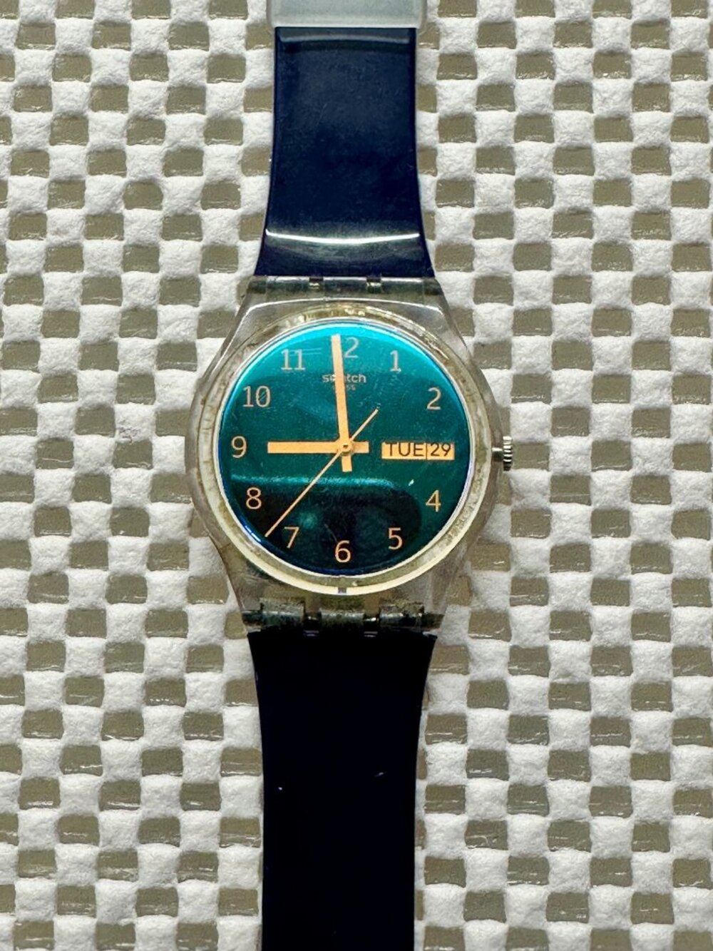Swatch Watch Blue Away SO28K700 Contemporary 2023